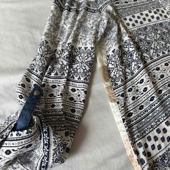 Vicente Tunic Shirt Womens Colorful Floral Print Top Long Sleeve Button Up S-z M - Picture 10 of 13